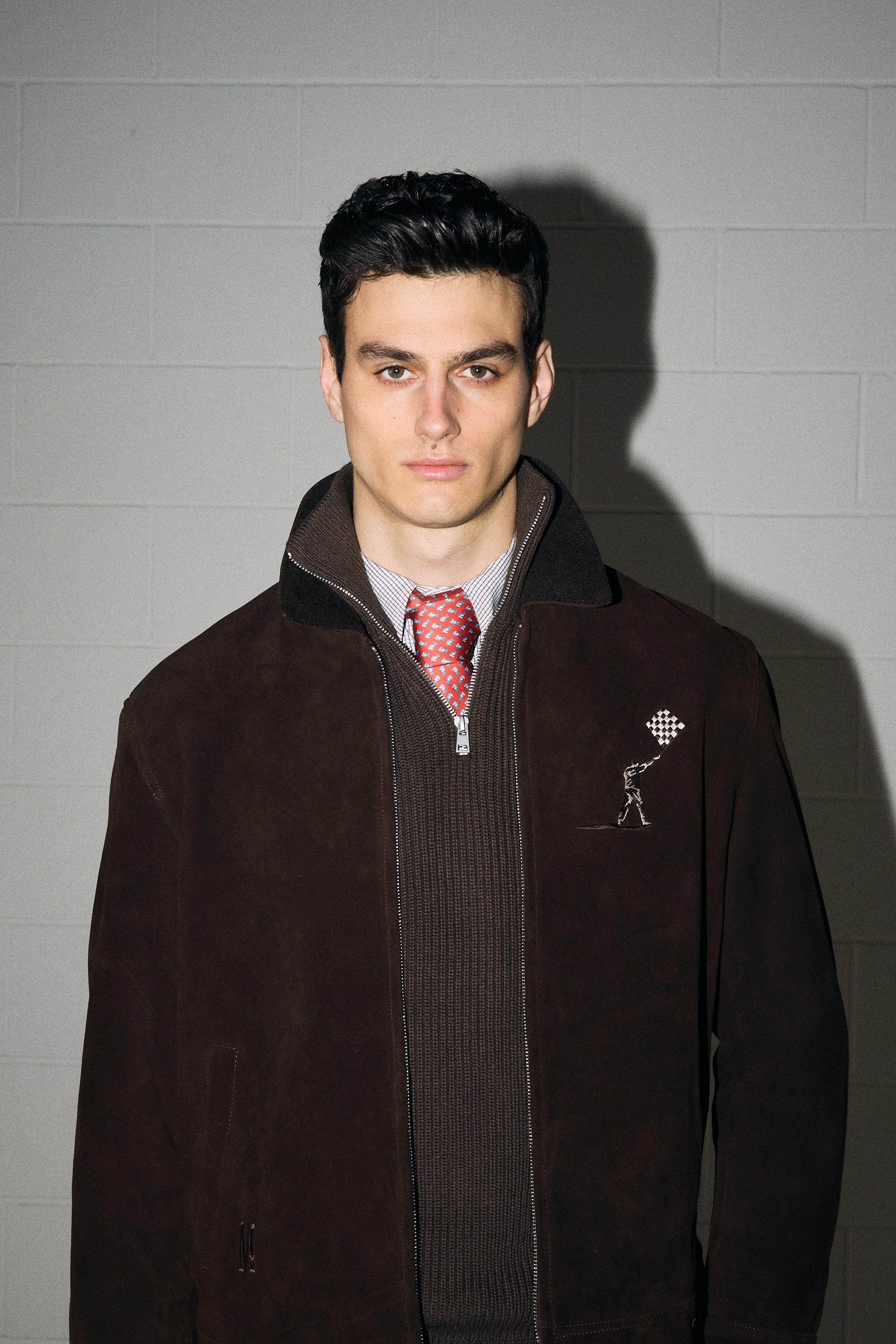 Victory Lane Suede Jacket (Mocha)