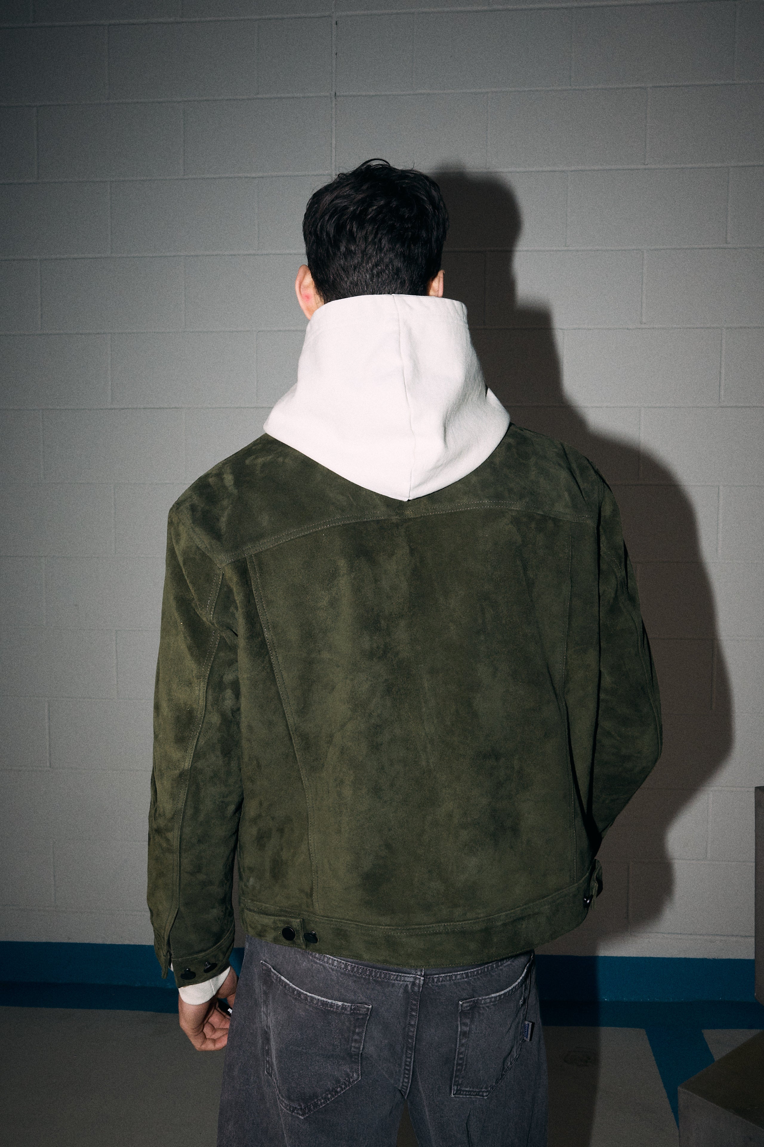 Victory Lane Suede Jacket (Racing Green)