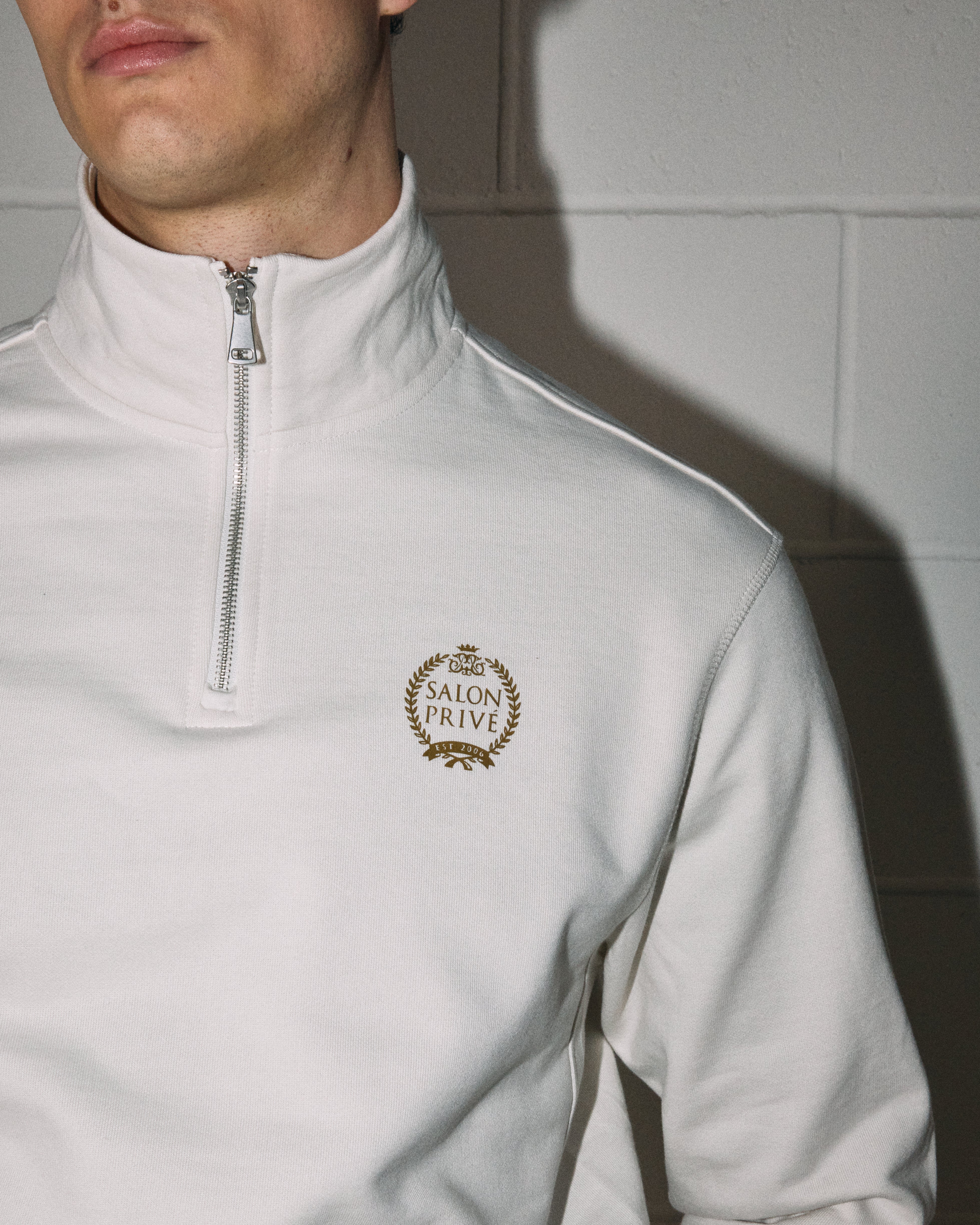 Salon Privé Half-Zip Natural